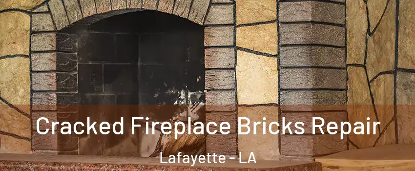  Cracked Fireplace Bricks Repair Lafayette - LA