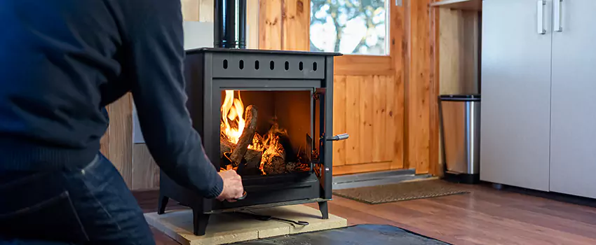 Open Hearth Wood Fireplace Installation in Lafayette, LA