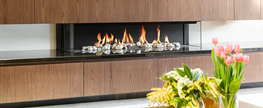 Double-height Fireplace Design Refurbishment in Lafayette, Louisiana