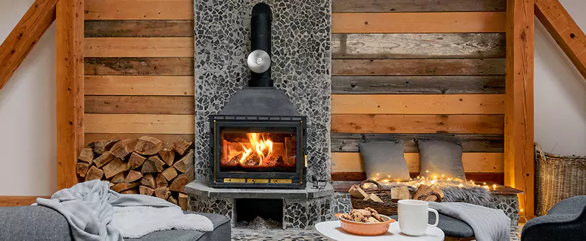 Thelin Hearth Products Direct Vent Gas Stove Fireplace Inspection in Lafayette, Louisiana